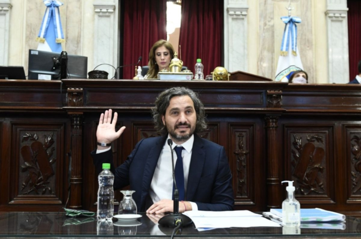 Santiago Cafiero Brinda Su Primer Informe Del A O En El Senado